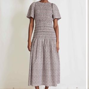 NWT Apiece Apart Siempre Smock Maxi Dress, size M